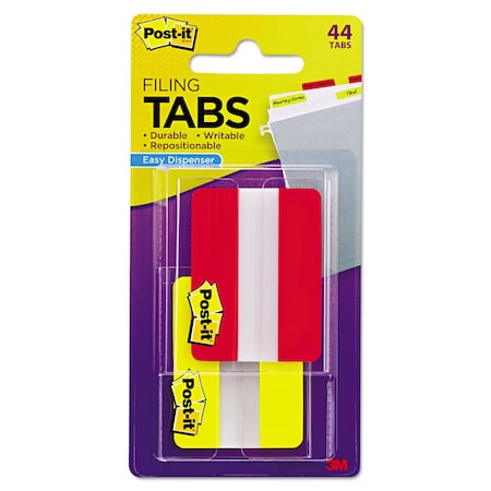Post-It Tabs, 1/5-Cut Tabs, Assorted Colors, 2" Wide, PK44 686-2RY